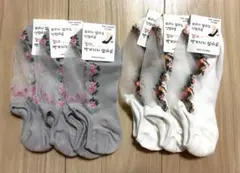 シースルー ソックス 6足セット