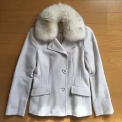 組曲　ファー付きショートコート