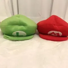 USJ スーパーニンテンドーワールド ルイージ・マリオ ぬいぐるみハット