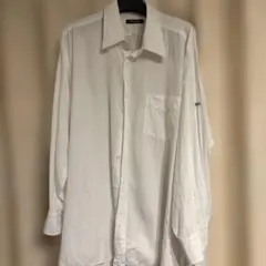 バーバリー ロンドン 白シャツ メンズ T.S 綿100% 刺繍あり L