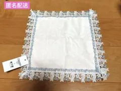 新品未使用 近沢レース店×靴下屋　コラボアイテム タオルハンカチ　ベビーピンクのサムネイル