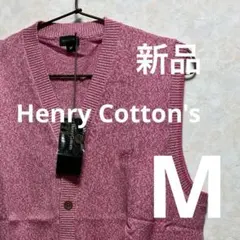 【新品】Henry Cotton's ベスト M 定価14,700円 日本製