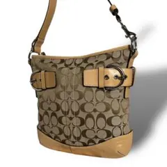 COACH/コーチ F03574 シグネチャー ショルダーバッグ 斜め掛け