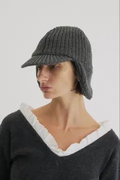 KIJIMA TAKAYUKI ×CLANE WOOL KNIT EAR CAP