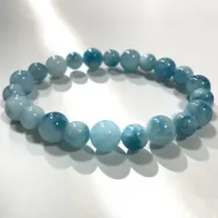 爽やかブルー ラリマー ブレスレット 10mm＆8.5mm