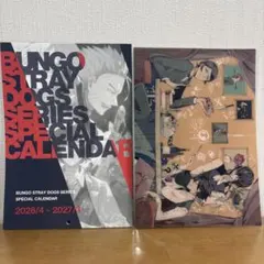 ヤングエース3月号付録 文豪ストレイドッグス カレンダー クリアポスター