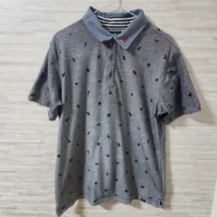 【XL】THE SHOP TK MIXPICE おっとっと ポロシャツ グレーのサムネイル