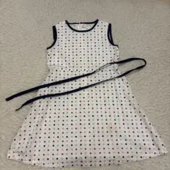 ‼️即購入大歓迎‼️キッズ用ワンピース120cm夏 ホワイト系 汚れあり