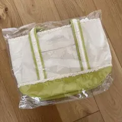 FREE'S MART 大容量トートバッグ クリーム/グリーンのサムネイル