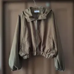 select MOCA フーデッドブルゾン カーキ色