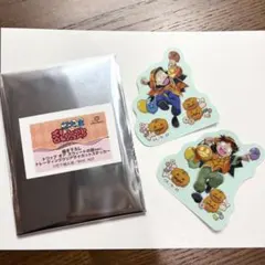 忍たま乱太郎 ハロウィン ステッカー 作兵衛 四郎兵衛 2点セット