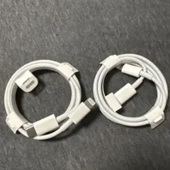 Apple純正　Lightningケーブル 2本セット