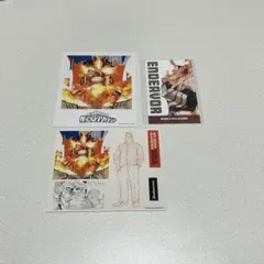 僕のヒーローアカデミア フォトカードステッカー 名刺カード エンデヴァー