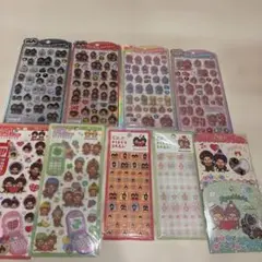 モンチッチ×ハローキティ シールステッカー フルーツシール他19点