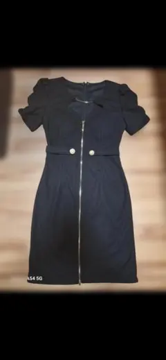 フロントジップ ミニ丈 キャバドレス