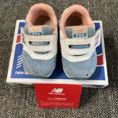 new balance 996 ベビーシューズ 青/ピンク