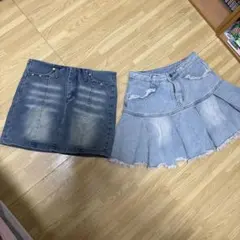デニムスカートセット（ストレート＆フレア）