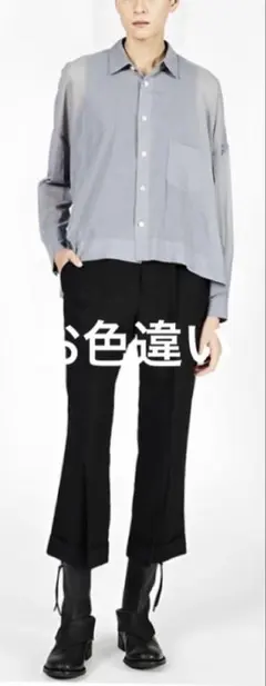 Yohji Yamamoto COTTON CHIFFON BIG SHIRT - メルカリ