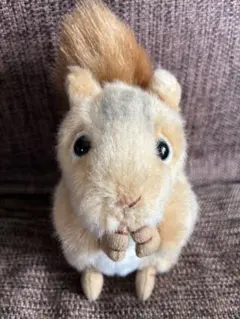 吉徳　りくのなかまたち　リスのサック ぬいぐるみ マスコット