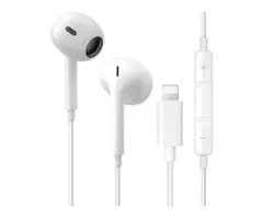 Lightningコネクタ 有線イヤホン ホワイト