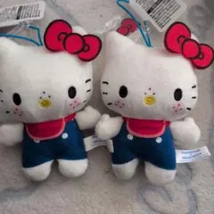 モンチッチ×ハローキティ　おそろいチャーム付きマスコット