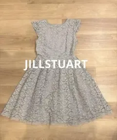 ジルスチュアート キャップスリーブ ドレス ワンピース 総レース 花柄