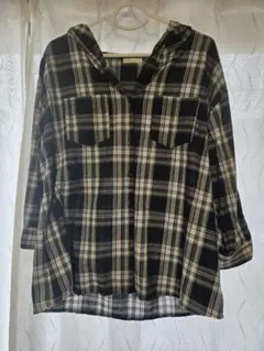 earth music&ecology チェック柄シャツ　フリーサイズ