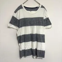 Hollister ホリスター　半袖Tシャツ　コットンT ボーダー　ユニセックスのサムネイル