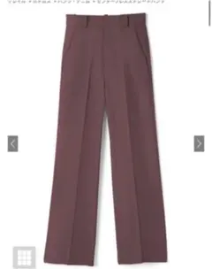 GRL グレイル センタープレスストレートパンツ