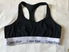 CalvinKlein パッド入れあり ブラトップ スポブラ S ブラック