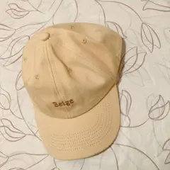 レディース キャップ シンプル ベージュ サイズ調整可能