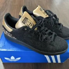 新品 adidas アディダス スタンスミス ロープロ JR4475 黒 25c - メルカリ