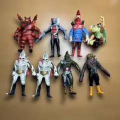 【お値下げ】HGシリーズ　仮面ライダー ソフビ道　フィギュア8体