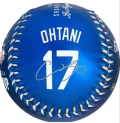 【正規品】ドジャース　2024 50/50 MVP WS優勝記念ボール　青ブルー