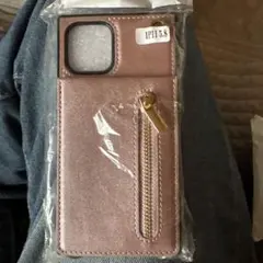 iPhone 11用ピンクケース ストラップ付き