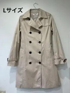 ナチュラルビューティーベーシック★ トレンチコート★Lサイズ