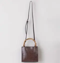 Chico クロコダイル風バンブー2wayバッグのサムネイル