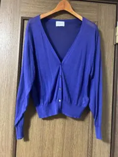 UNITED ARROWS パープル カーディガン 長袖