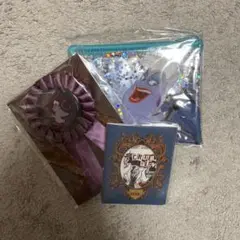 happyくじ　ディズニー　ヴィランズ　ロゼット　クリアポーチ　アースラ