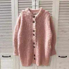 美品【SNIDEL】モヘアカーデミニワンピース　Fサイズ