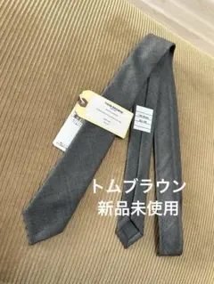 希少THOM BROWNE クジラチェック柄ネクタイ グレー 希少THOM BROWNE クジラチェック柄ネクタイ グレー メンズ