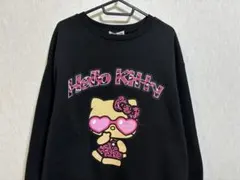日焼けキティegg 裏起毛 プルオーバー トレーナー スウェット　大きいサイズ