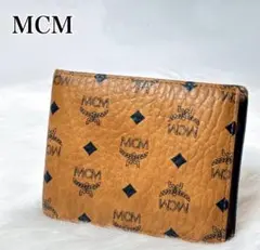 MCM エムシーエム 二つ折り財布 ビセトス コニャック ライトブラウン メンズのサムネイル