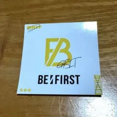 BE:FIRST ハッシュタグキャンペーンステッカー