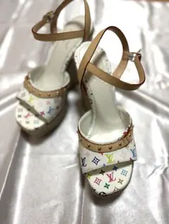 Louis Vuitton x 村上隆 コラボコレクション ヒール・サンダル - メルカリ