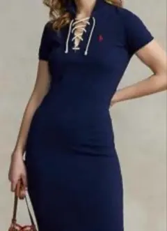 Polo Ralph Lauren レースアップ ポロワンピースのサムネイル