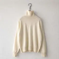MHL. 【美品】リネン混 ウールリネン ハイネックニット 薄手 長袖 Ⅱのサムネイル