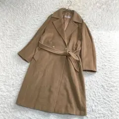 MaxMara ブラウン ロングコート 10号 - メルカリ