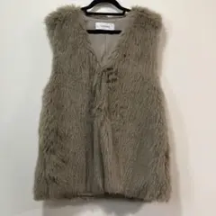 ジレ ファーコート
