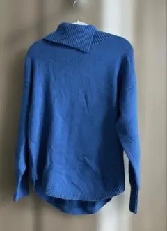 AZUL BY MOUSSY 青 タートルネック セーター